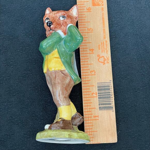 Royal Doulton Sporting Characters Collection A Round With Foxy Figurine Vtg 1999 - Picture 10 of 13